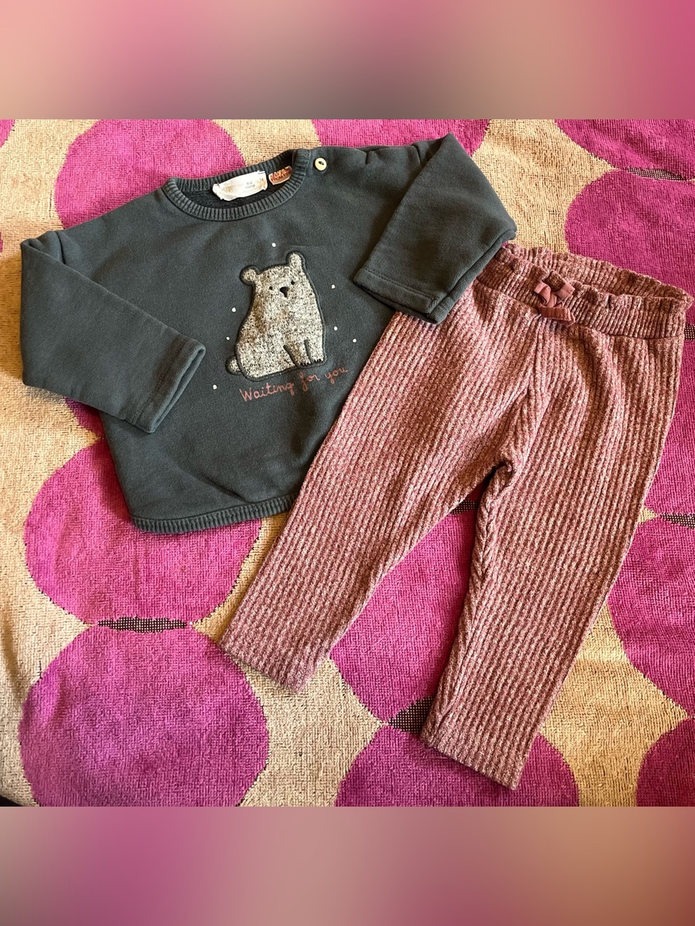 Zara Baby Girl 2PC Sweater Outfit Set